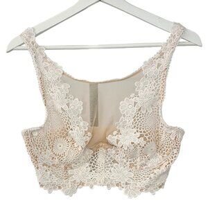Victoria's Secret Dream Angels Embroidered, Mesh, Underwire Bra, Size 38C